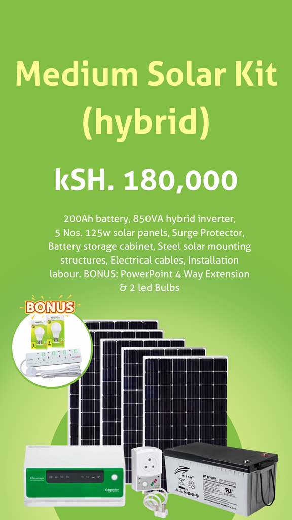 Medium Home Hybrid Solar Kit