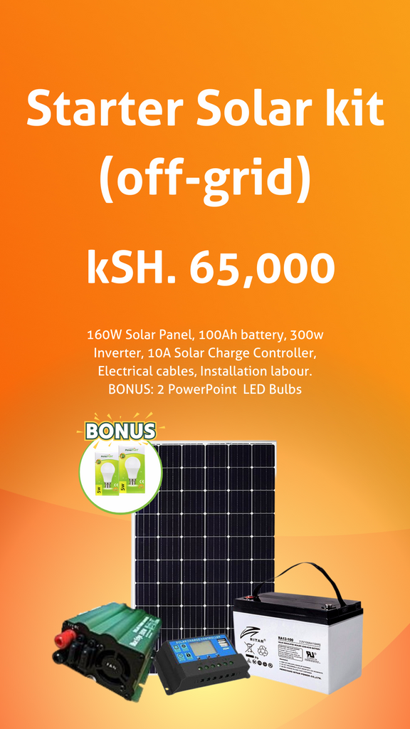 Starter Home Offgrid Solar Kit
