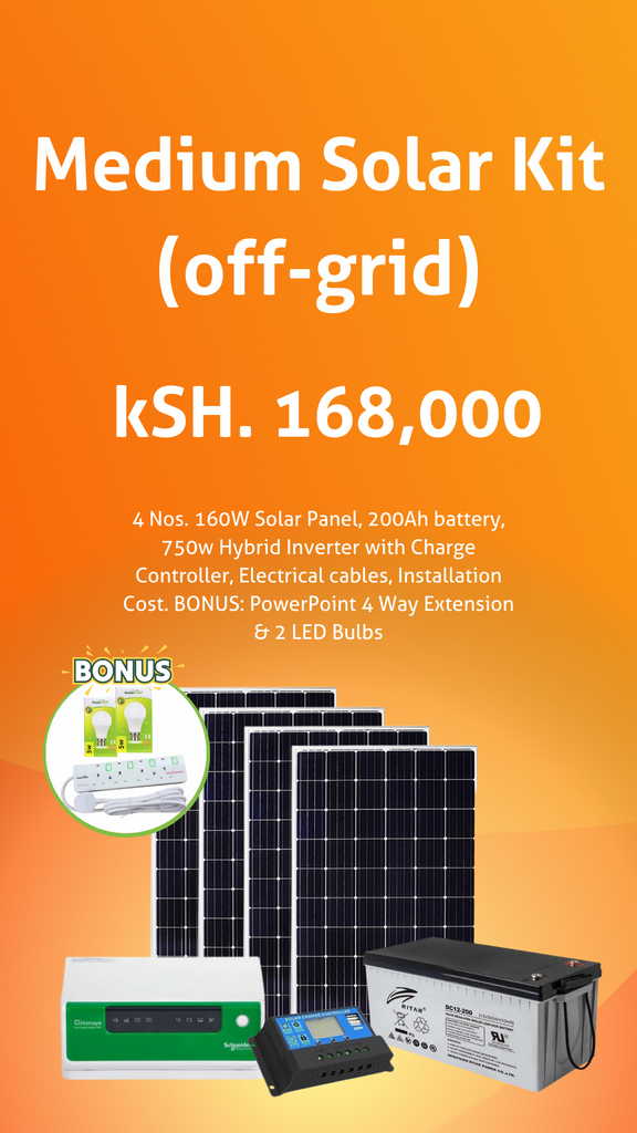 Medium Home Offgrid Solar Kit