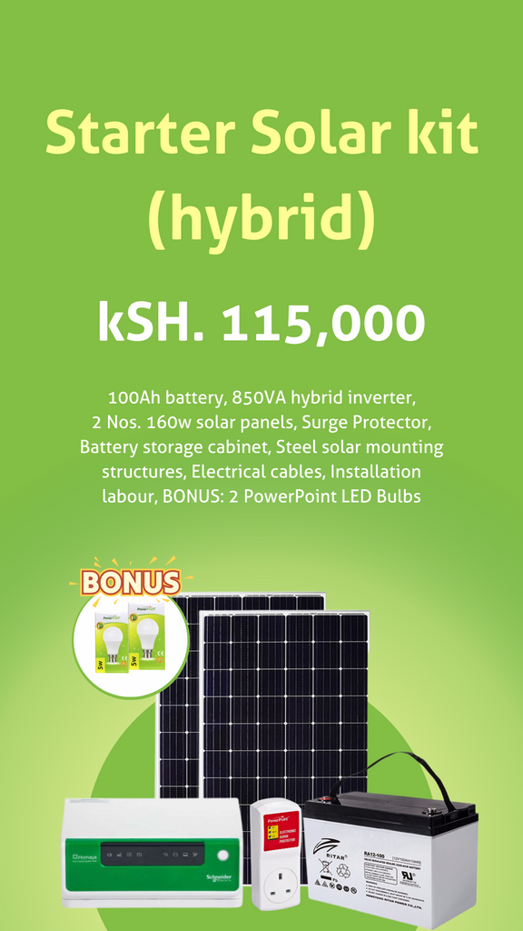Starter Home Hybrid Solar Kit